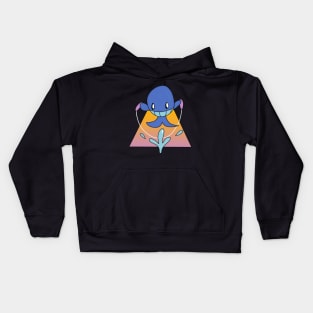 Whale with Jump Rope Kids Hoodie